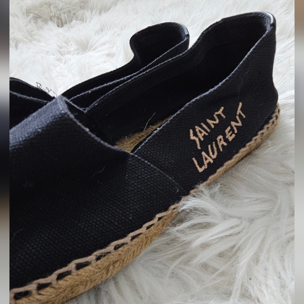 Saint Laurent Black Espadrilles
